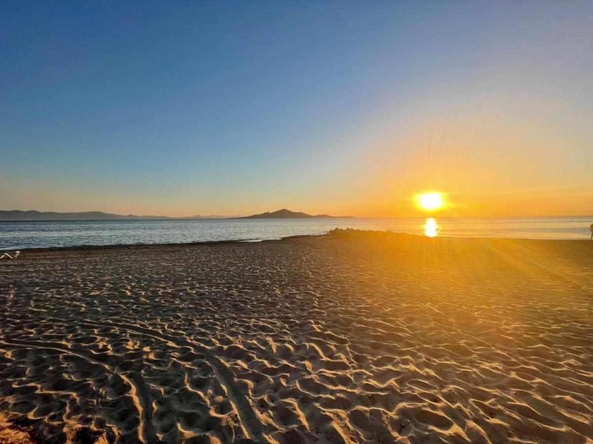 Monacodeluxe Exclusivo Primera Linea De Playa Equipado Y Con Valoracion Fabulosa La Manga del Mar Menor Kültér fotó